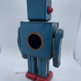 Robot ancien - métal/tôle peint - style tin toys - vintage