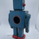 Old robot - metal/painted sheet - tin toys style - vintage