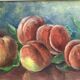 Tableau aux fruits vets 1950/60