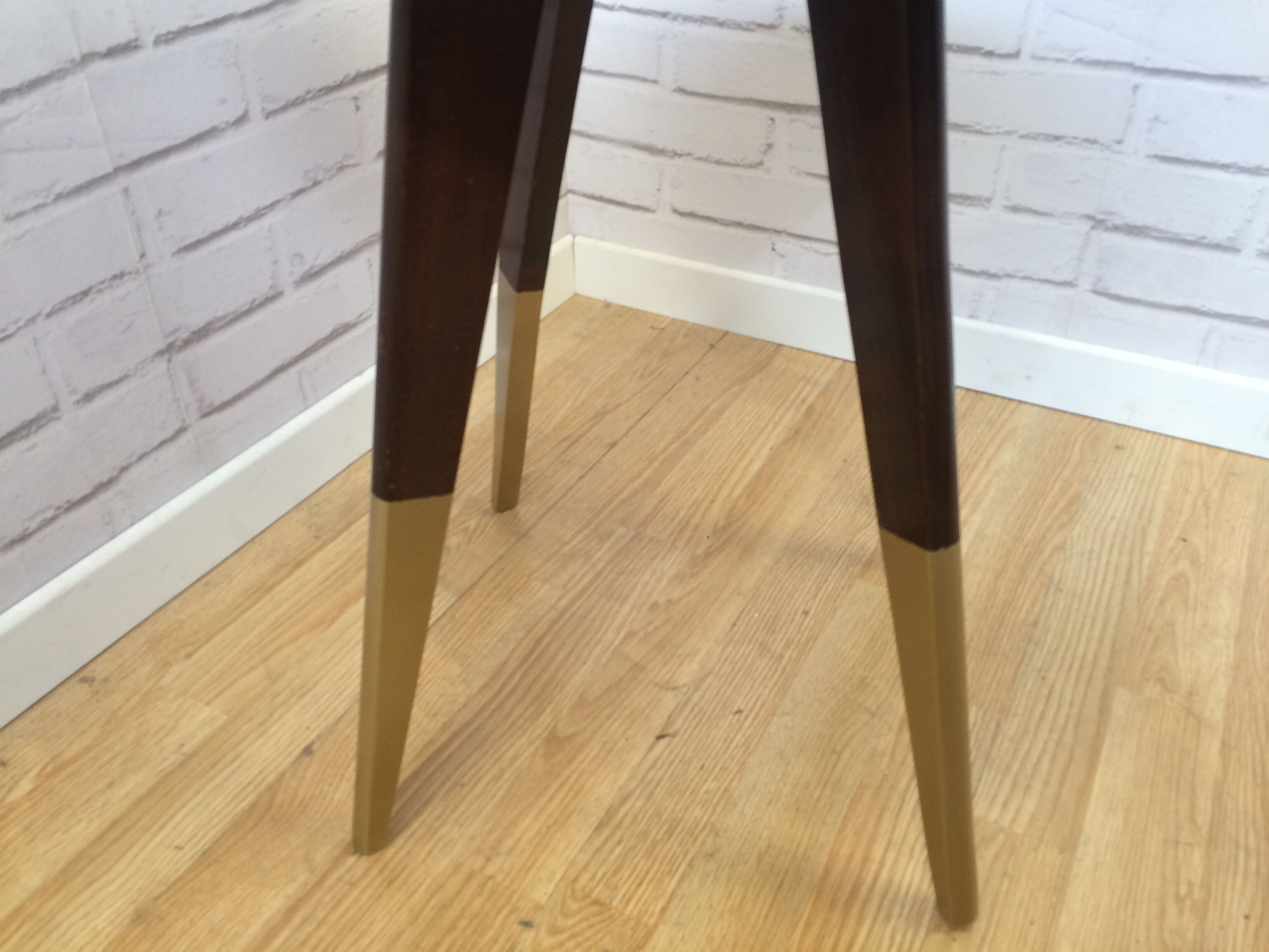 Kintsugi wood and gilded coffee table