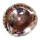 Purple bubble glass ashtray