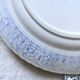 Sarreguemines ironstone dessert plates, "Embroidery" model