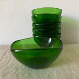 Glass cups vereco 70s