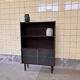 Danish bookcase with glass display