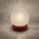 Murano glass space age orange lamp, 70s