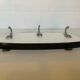 Formica asymmetrical tea towel coat rack
