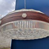 Chandelier suspension plexiglass space age vintage