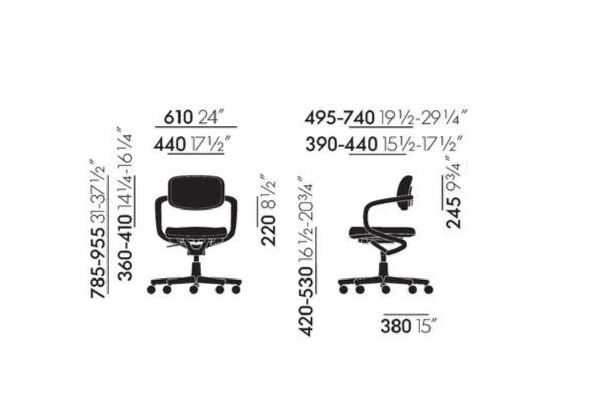 Allstar office chair - design by Konstantin Grcic for Vitra