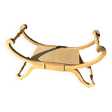 Natural Bedside Chair in Unpainted Wood