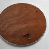 Oval mirror top 1950 silver