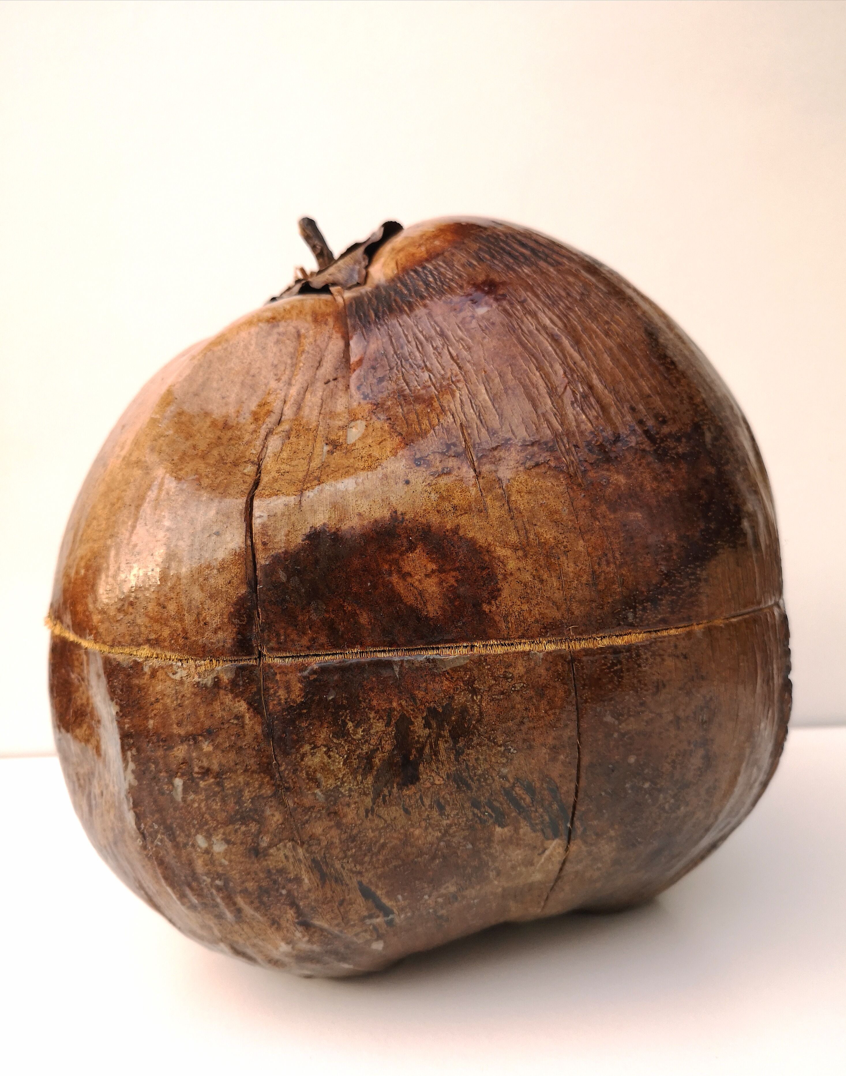 Empty vintage pocket - natural coconut