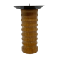1960s modernist wooden candlestick, Germany