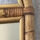 Vintage rattan mirror 82x45cm