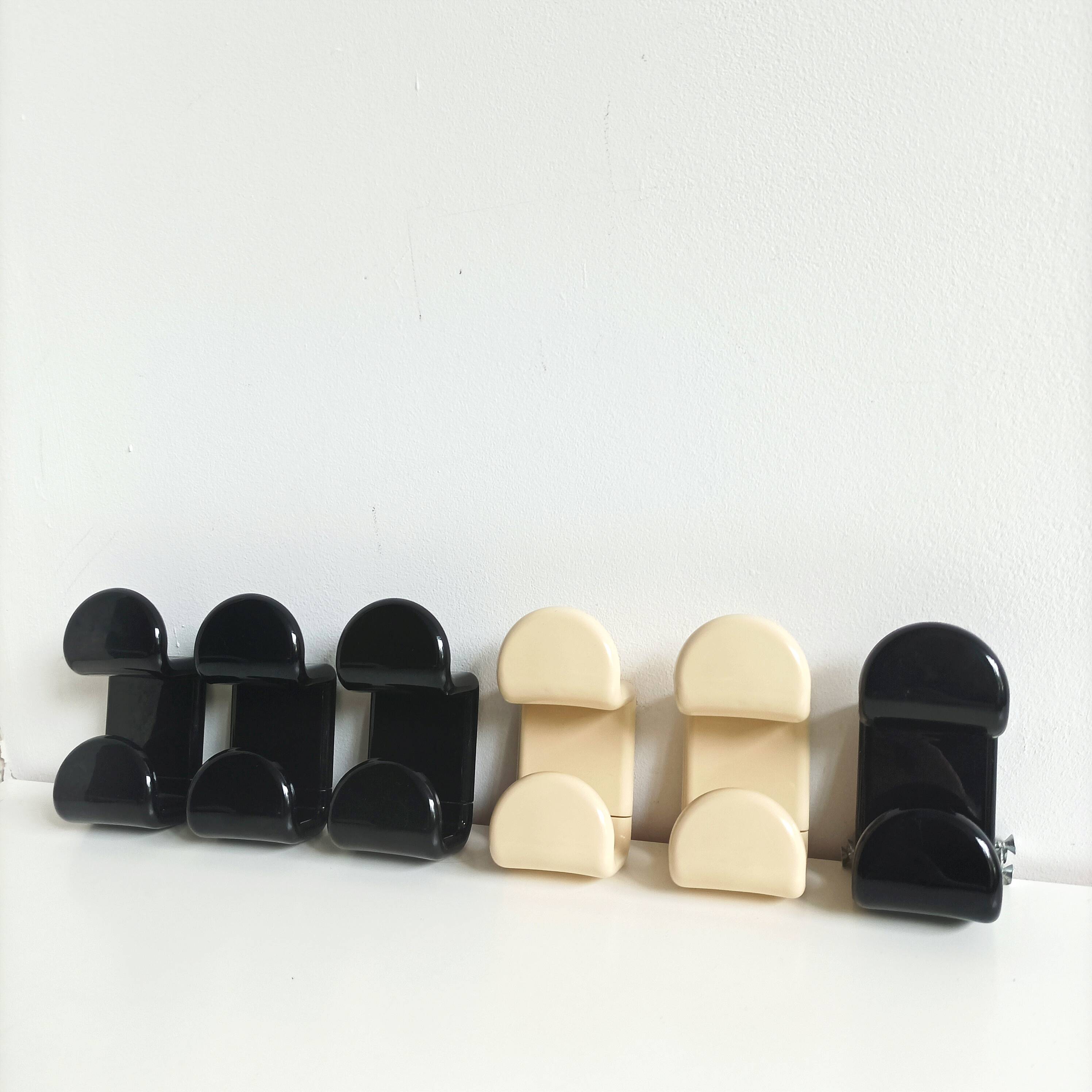 Patères design ambrogio rossari, gedy, italy 1970