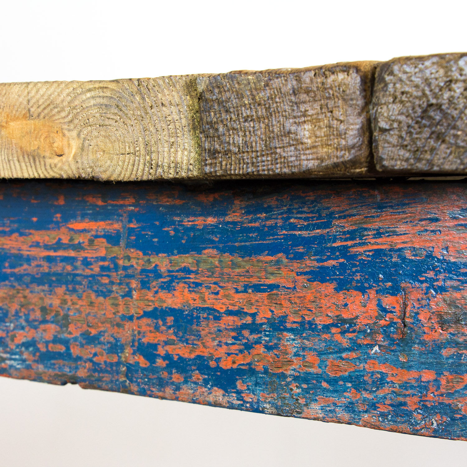 Blue industrial worktable