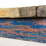 Blue industrial worktable