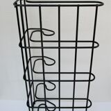 Coat rack metal black ikea design 80s