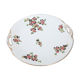 Dish with handles floral pattern