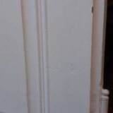 Communication door h216.5x87cm old paneled, molded