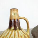 Set of 2 Ceramic Pottery Vase Heinz Siery Carstens Tönnieshof, Germany, 1970s