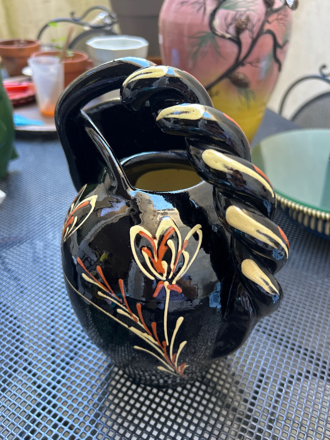 Ceramic carafe from Vallauris