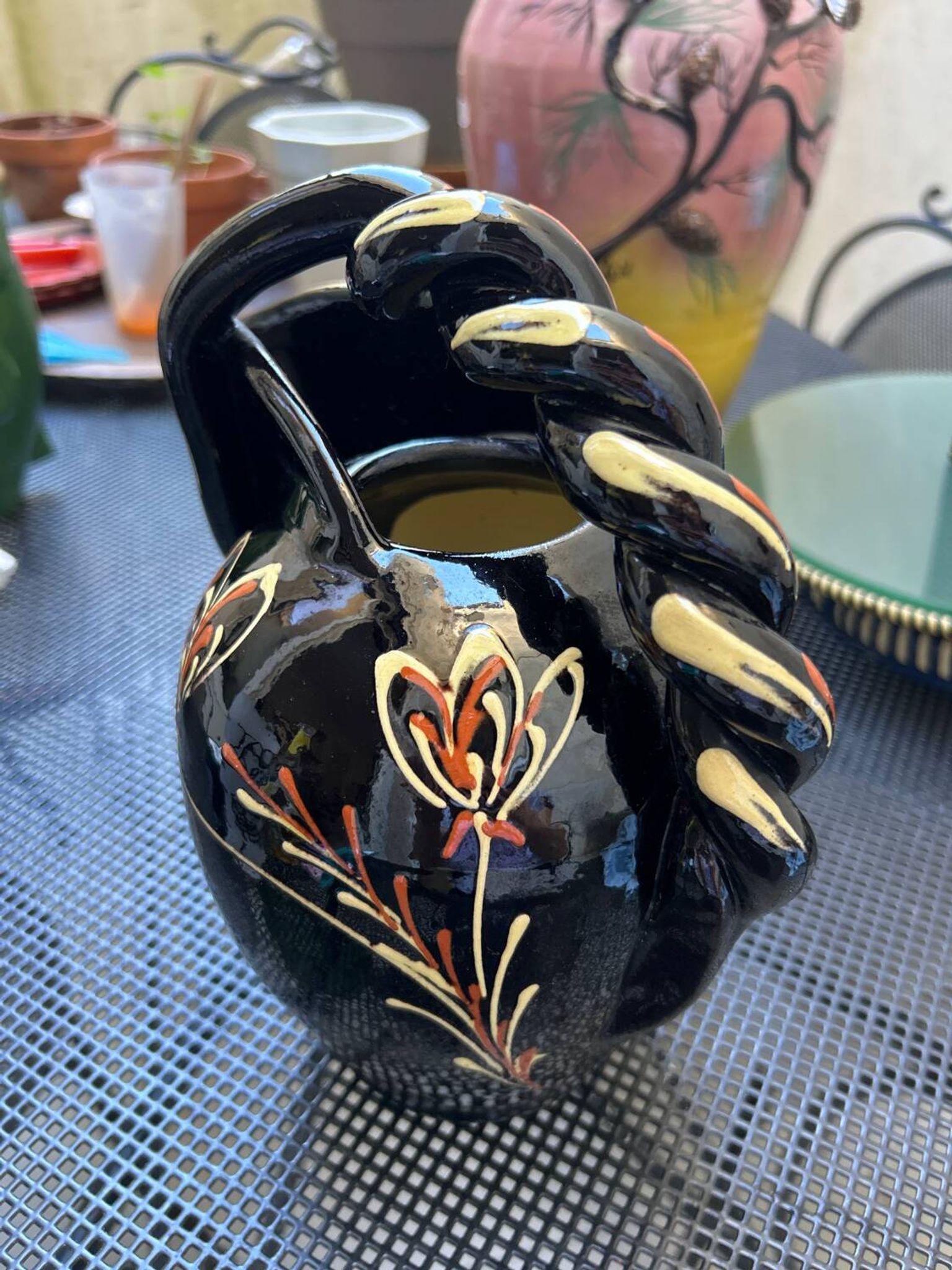 Ceramic carafe from Vallauris