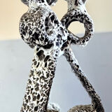 Chandelier with 3 lights by Marius Giuge, Vallauris 1960