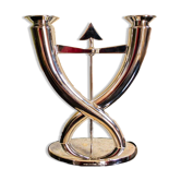 Fleche candelabrum plated in silver by Gio Ponti for Christofle, 1928