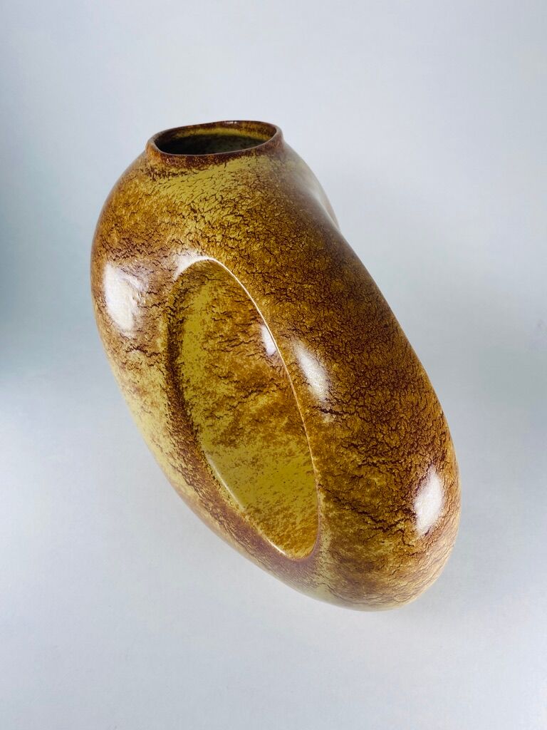 Vase by Roberto Rigon for Bertoncello Ceramiche, Italy, 1960s