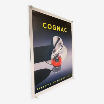 Original Cognac poster by Razzia - Small Format - Signed by the artist - On linen
