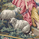 Tapisserie Jacquard de style Aubusson "Berger Galant"