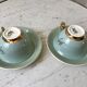 Lunch duo Digoin Sarreguemines Toi & Moi vert sage 50s