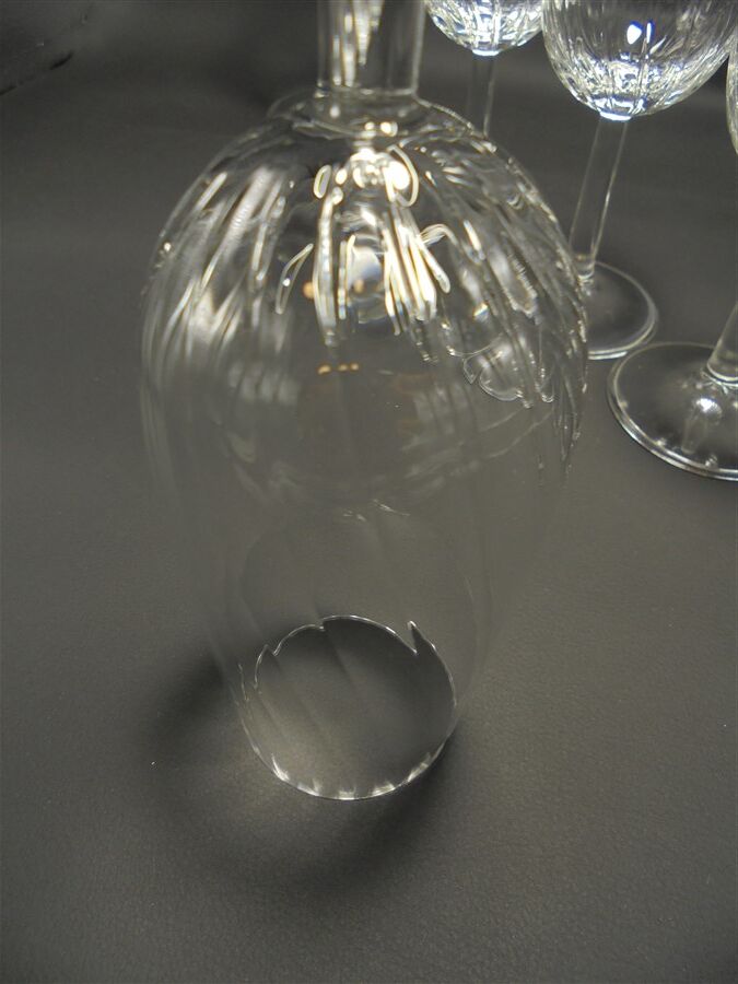 Set of 6 champagne flutes