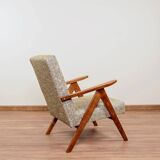 Vintage green granola ethnic design armchair