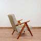 Vintage green granola ethnic design armchair