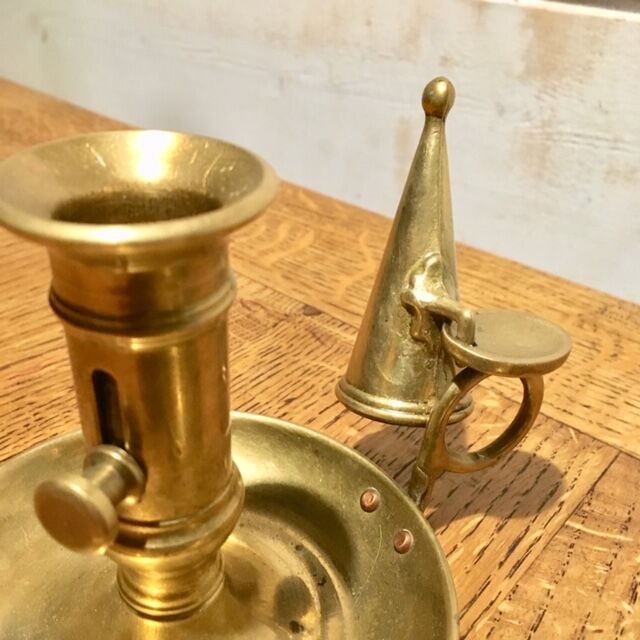 Pair of brass candlesticks
