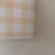 Cream and yellow checked lampshade, 90s cottage style, Habitat.