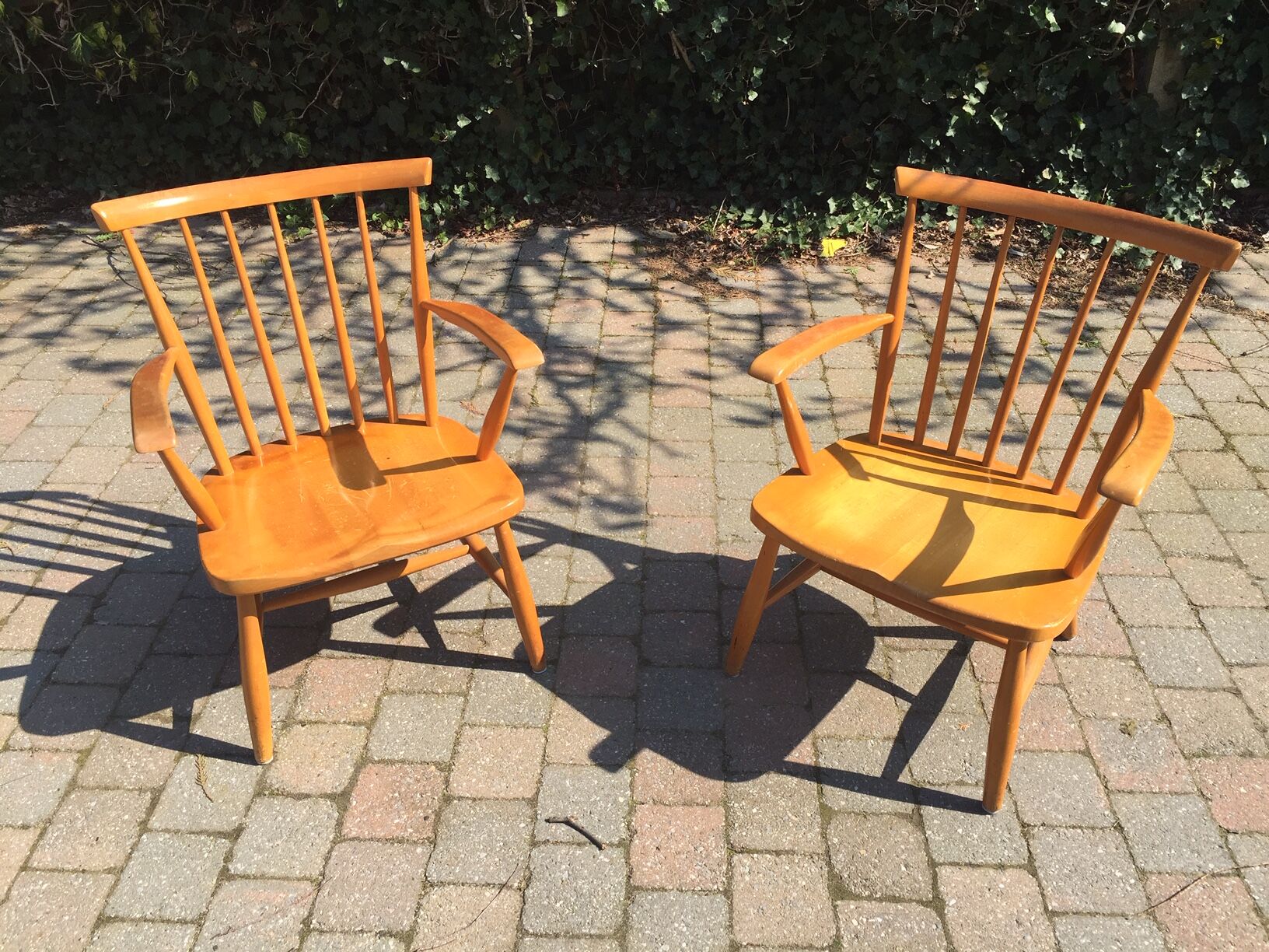 Pair of scandinavian armchairs 1960