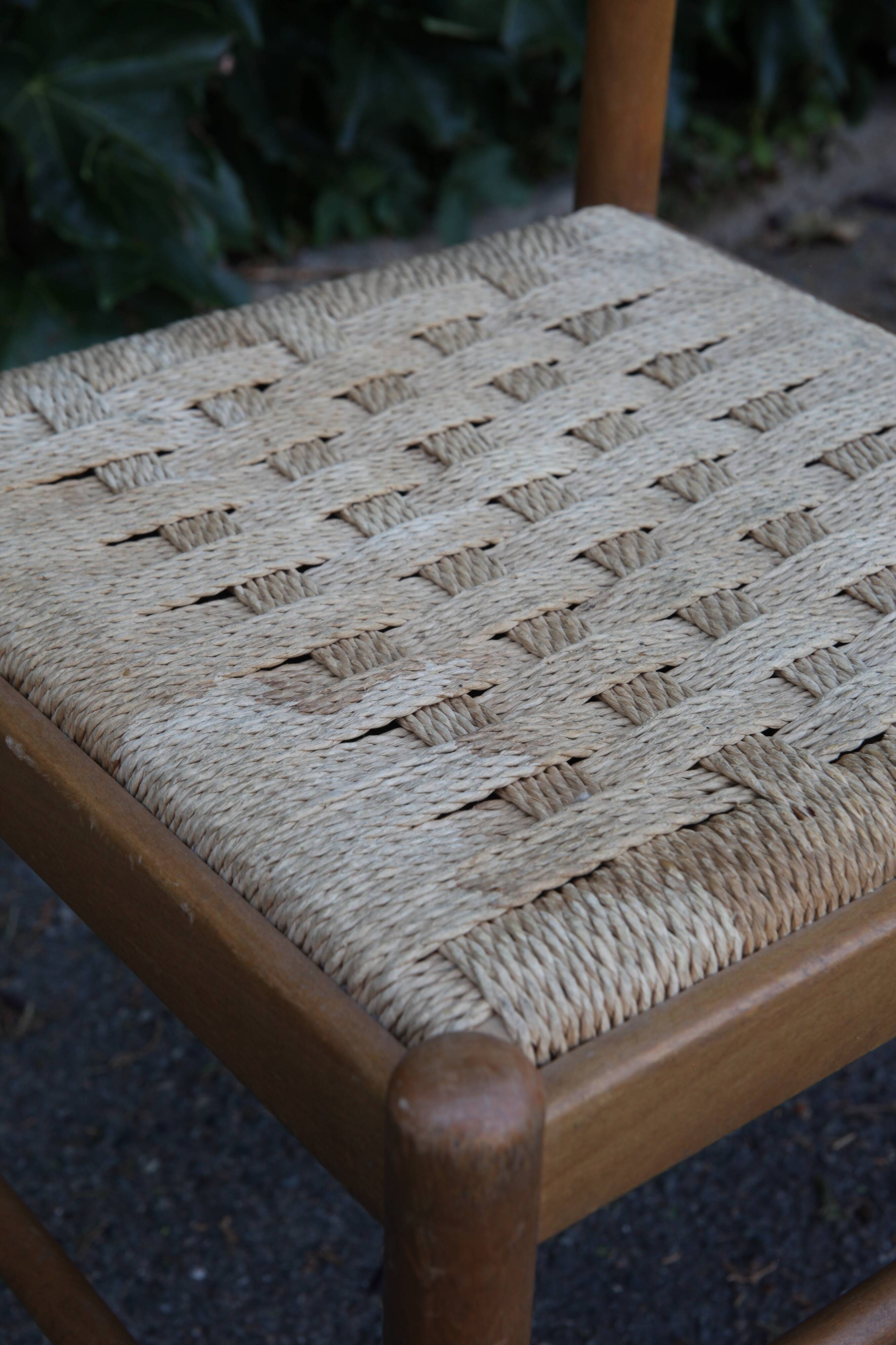 Chair wood weaving rope