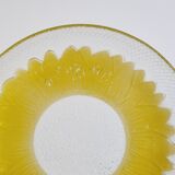 Set of 6 small plates sunflower cap
