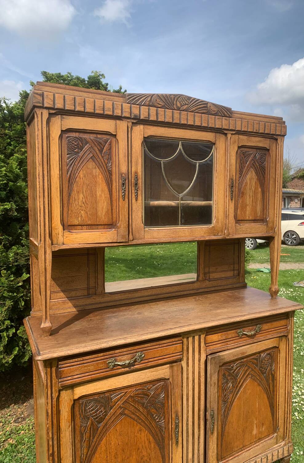 Art Deco Oak Sideboard