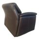 Hans kaufeld black leather armchair