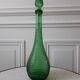 Carafe bouteille Empoli Italienne en verre vert