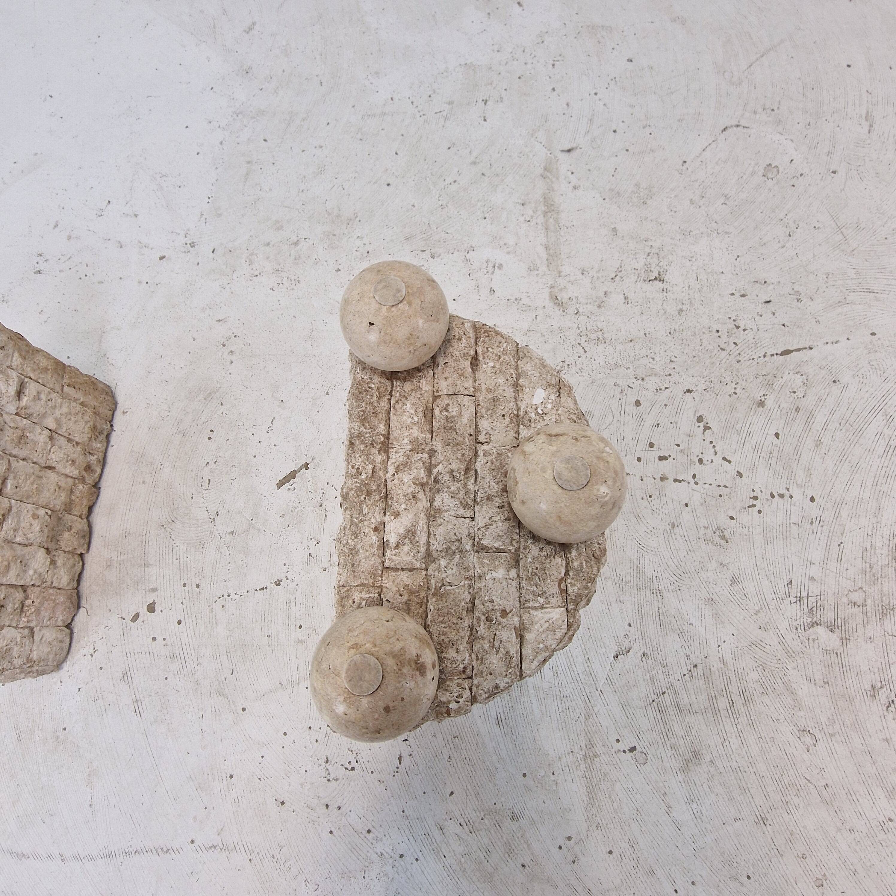 Magnussen Ponte Mactan Stone Coffee or Fossil Stone Table, 1980s