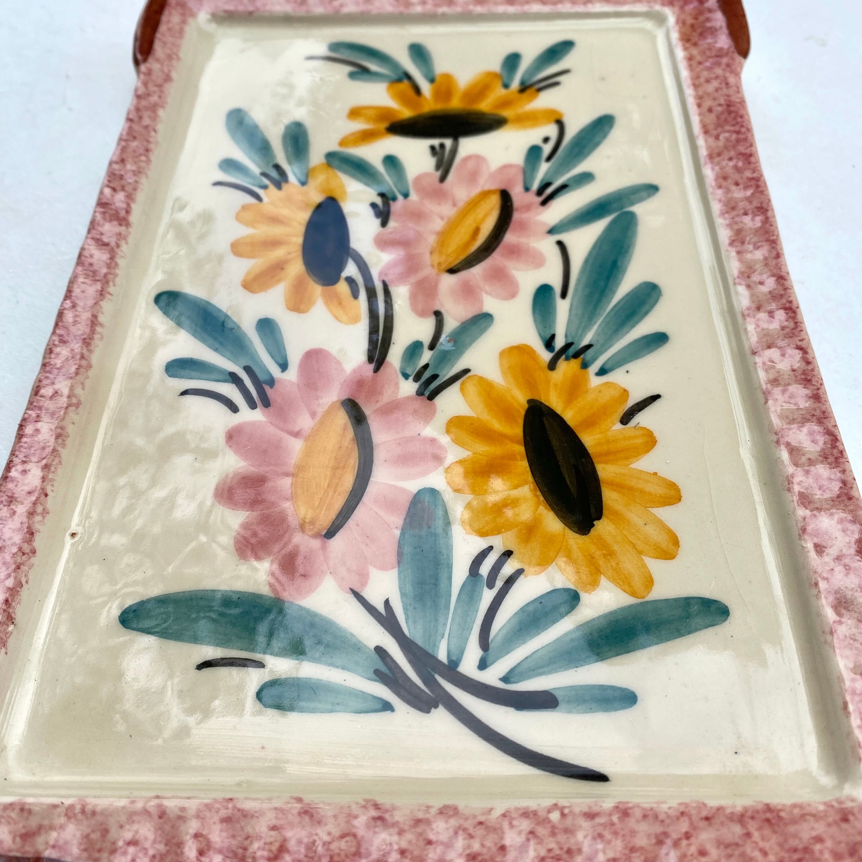 Rectangular handmade ceramic dish