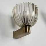 Pair of Murano glass wall sconces by E. Barovier, Italy 1940
