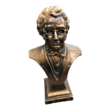Plaster bust imitation bronze schubert