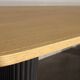 Contemporary oak dining table, seats 10