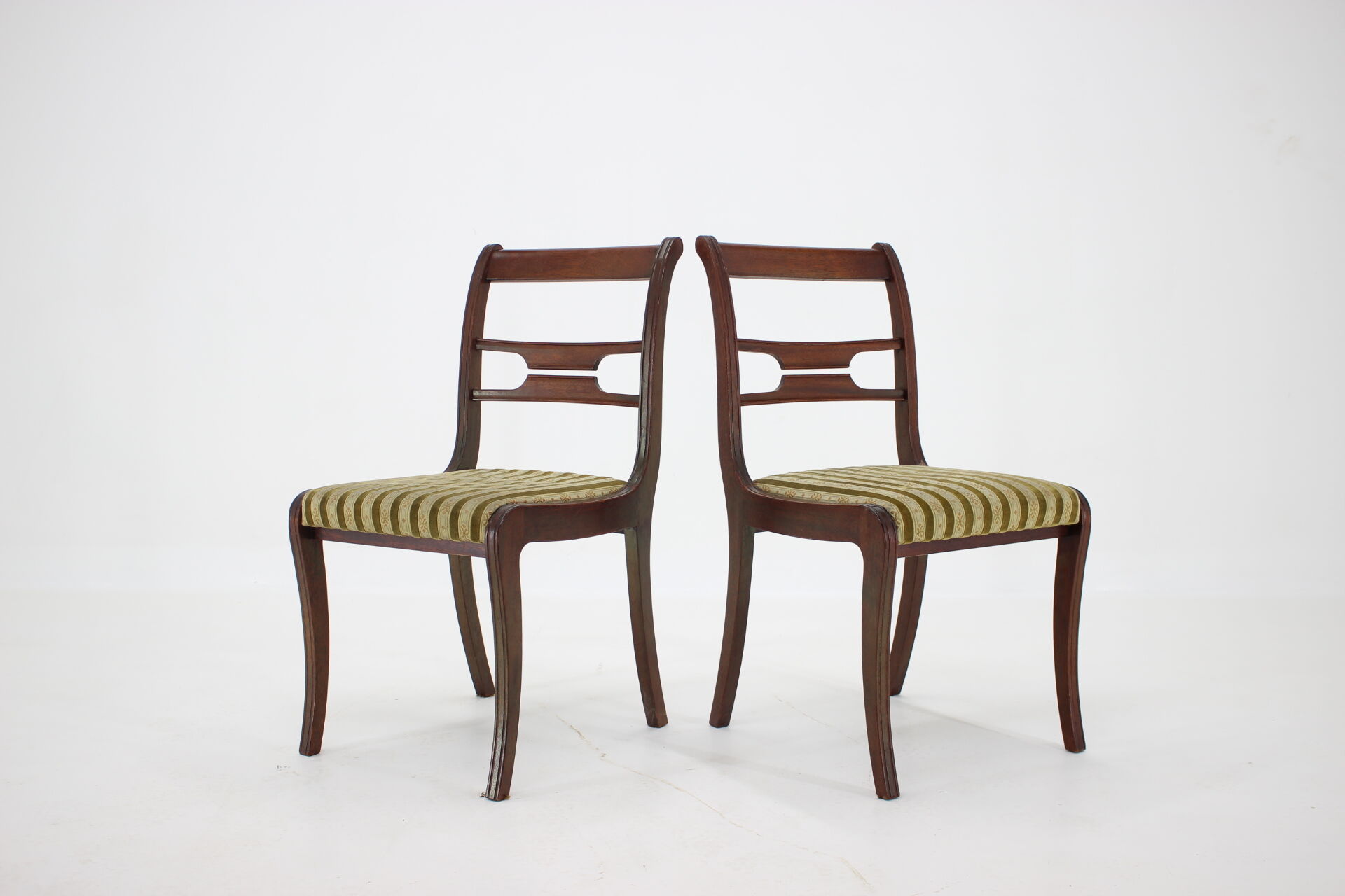 Set of four art deco dining chairs, 1940