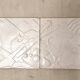 Set of 2 signed ceramic panels, still life, 1950